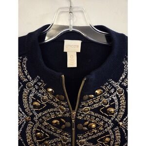 Chico's beaded jacket-size S(0)
